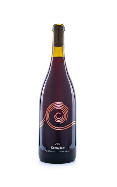 A bottle shot of 2022 Cedar River Cellars Kennydale  Pinot Noir